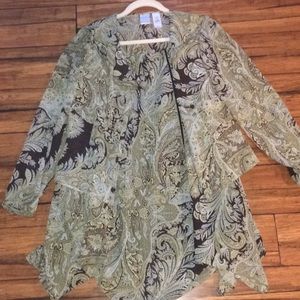 Women’s Emma James flared skirt and sheer jacket